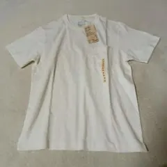 新品無印良品　太番手 天竺編み ポケット付TシャツMUJI紳士メンズ