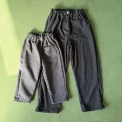 コーデュロイ ボトムス ダークグレー 90㎝と140㎝