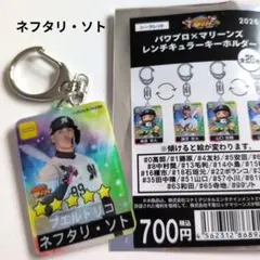 千葉ロッテマリーンズ/ネフタリ・ソト　パワプロ　レンチキュラーキーホルダー