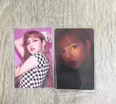 BLACKPINKリサ トレカ２枚セット