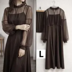 結婚式ドレス　お呼ばれドレス　パーティードレス　フォーマル　コンビワンピース