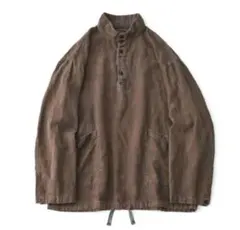 コンフェクト 24aw 柿渋スモックシャツ comoli コンフェクト 24aw 柿渋スモックシャツ comoli