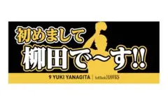 ソフトバンクホークス　柳田悠岐　タオル　ホットワードタオル　初めまして柳田でーす