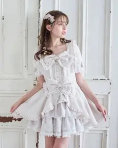 フロントカシュクールBIGリボンセットアップ