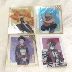 鬼滅の刃 アニプレックスオンラインくじ クリア色紙 善逸 伊之助 珠世