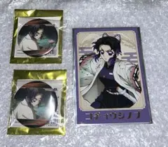 胡蝶しのぶ 鬼滅の刃 キャラバッジコレクション 箔押しブロマイド
