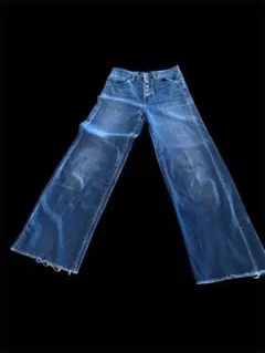 GAP ワイドレッグデニム 0/25R