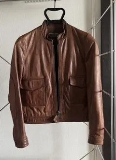 URBAN RESEARCH DOORS ブラウン レザージャケット F