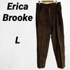 Erica Brooke 【L】ブラウン コーデュロイパンツ ズボン 秋 冬