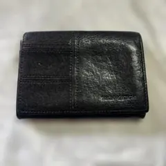 TAKEO KIKUCHI タケオキクチ　皮　名刺入れ　黒　ブラック