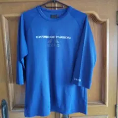 シマノ XEFO 七分袖Tシャツ 紺