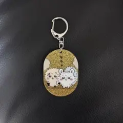 ちいかわ ラメアクリルキーホルダー5 らっこ モモンガ