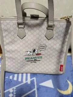 しまむらコラボ70周年記念 スヌーピーバッグ