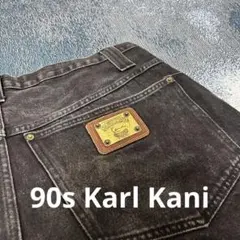 極希少」90s初期 USA製 Karl Kani 極太ブラックデニム W38 - メルカリ