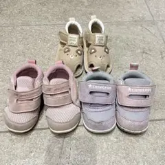 New Balance Converse ベビーシューズ 3足セット