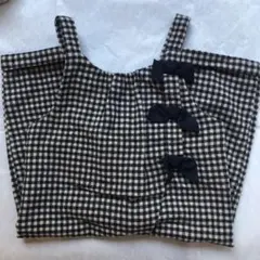 ザラベビー　ZARA　チェックサロペット