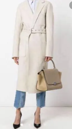 セリーヌ ダブルフェイスカシミアコートチェスターコート ロングコート