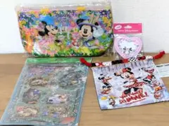 ディズニーグッズ♡バック＆巾着＆クリアホルダー＆付箋／4点セット〜まとめ売り〜