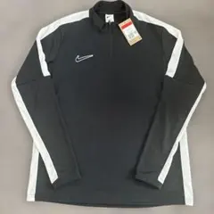 ナイキ　Nike DRI-FIT ハーフジップ 長袖ウェア L 黒　白