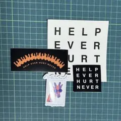藤井風 HELP EVER HURT NEVER フレークシール3枚 - メルカリ