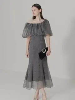 【Leja】2WAYマーメイドワンピースロングドレス