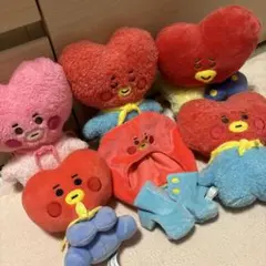 BTS BT21 TATA タタ たっとん ぬいぐるみ 6点セット