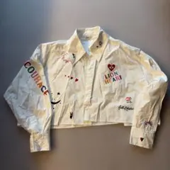 Cath Kidston刺繍入りオーバーサイズシャツ