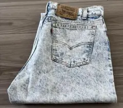 90s LEVI'S 550-0208 USA製ケミカルウォッシュW34 L30