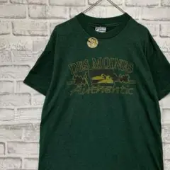 USA製90sヴィンテージTシャツ！シングルステッチ　グリーン半袖古着M3