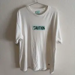 FR2 月桃 CAUTION Tシャツ ホワイト Lのサムネイル