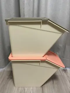 ペリカン　スリム　スタックストースタッキング　収納ボックス　ゴミ箱　2個1組