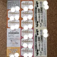 匿名配送 4000円分（500円8枚）ラウンドワン株主優待割引券