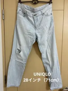 UNIQLO ダメージジーンズ 28インチ（71cm）