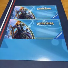 Disney Lorcana 非売品　組み立てスタンド　２枚　アナと雪の女王のサムネイル