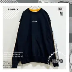 【AIRWALK】 エアウォーク 　アームロゴ　 テープデザイン　スウェットのサムネイル