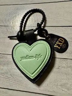 ハート型バックチャーム ミントグリーン