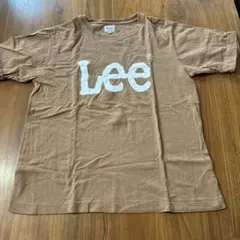 Lee ブラウン ロゴ Tシャツ Lサイズ