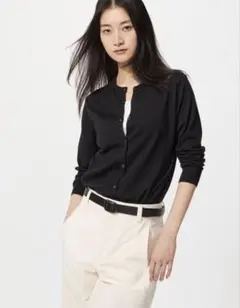 UNIQLO UVカットクルーネックカーディガン/ウォッシャブルのサムネイル