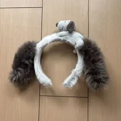 【SNOOPY】スヌーピーカチューシャ(ブラウン)