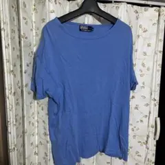90s Polo Ralph Lauren ライトブルー Tシャツ　カットソー