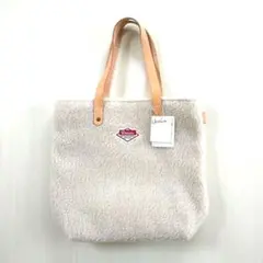 【Dessin】デッサン ボアトートバッグ/アイボリー/フリースバッグ/未使用