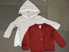 カーディガン　パーカー