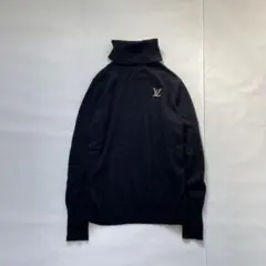 大きいサイズ ユニクロ カシミヤ100 タートルニット ブラック