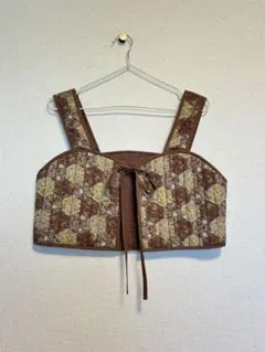 Samansa Mos2 キルティングビスチェ　サイズF