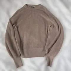 カオス　chaos ニット　トップス　ベージュ　フリーサイズ