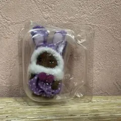 シルバニアファミリー くじ カラフルウサギコスチューム 赤ちゃん 紫　パープル