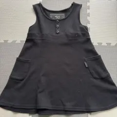COMME CA ISM ノースリーブワンピース 120A ブラック