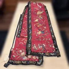 毛氈　45×7段　刺繍　松鶴 毛氈 45×7段 刺繍 松鶴 - メルカリ