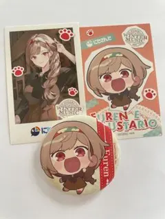 フレン・E・ルスタリオ まねきねこ チェキ 缶バッジ