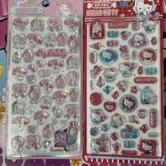 サンリオ海外正規品　ライセンス有 ボンボンドロップシール　2枚セット